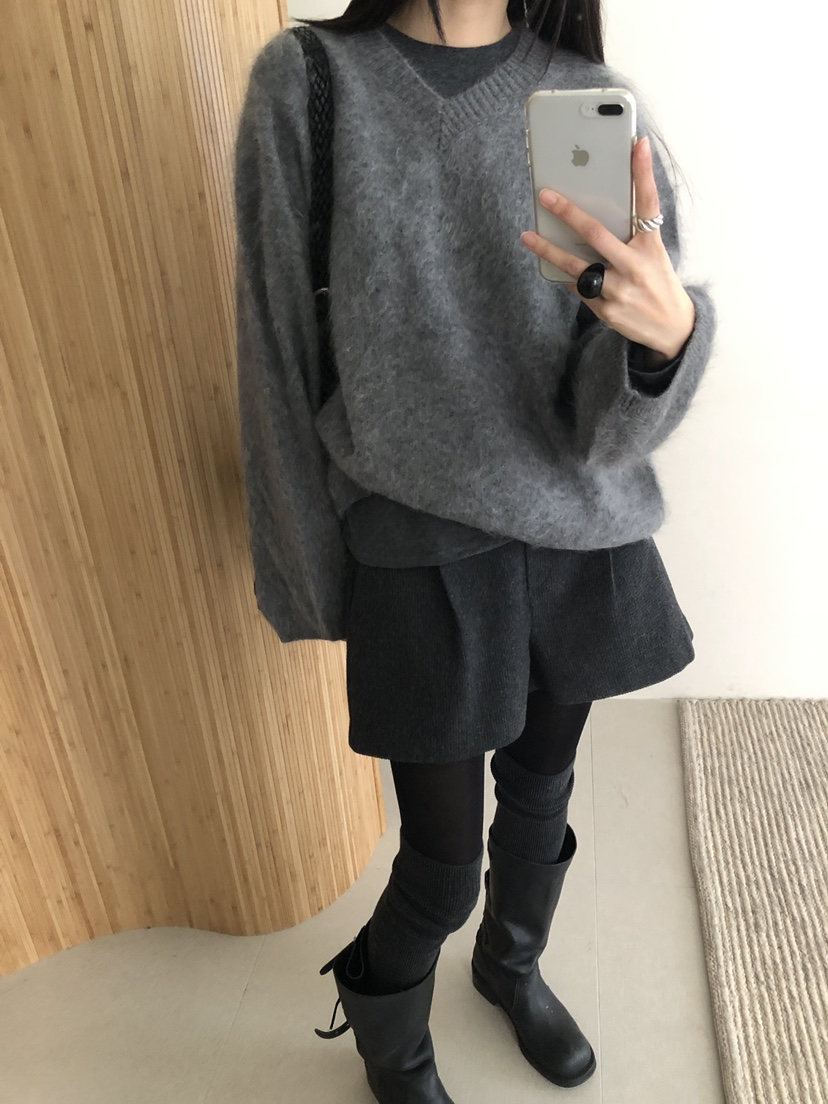 B_GARDER東大門㊣實拍女士新品熱賣真品25秋冬人氣針織衫羊毛B.GARDER針織衫