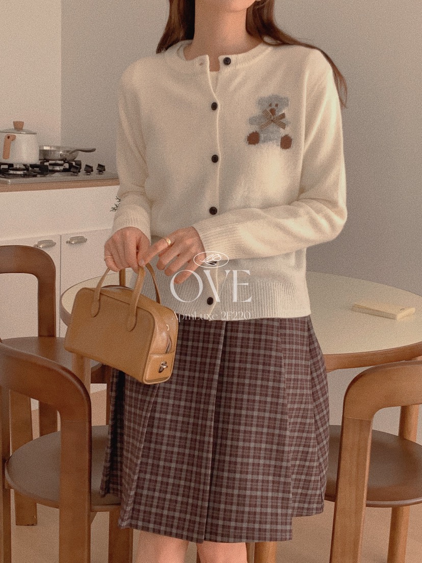 OVE韓國代購㊣女裝新品推薦時尚熱賣真品休閑人氣針織衫開衫OVE針織衫