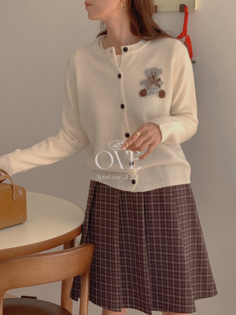 OVE韓國代購㊣女裝新品推薦時尚熱賣真品休閑人氣針織衫開衫OVE針織衫