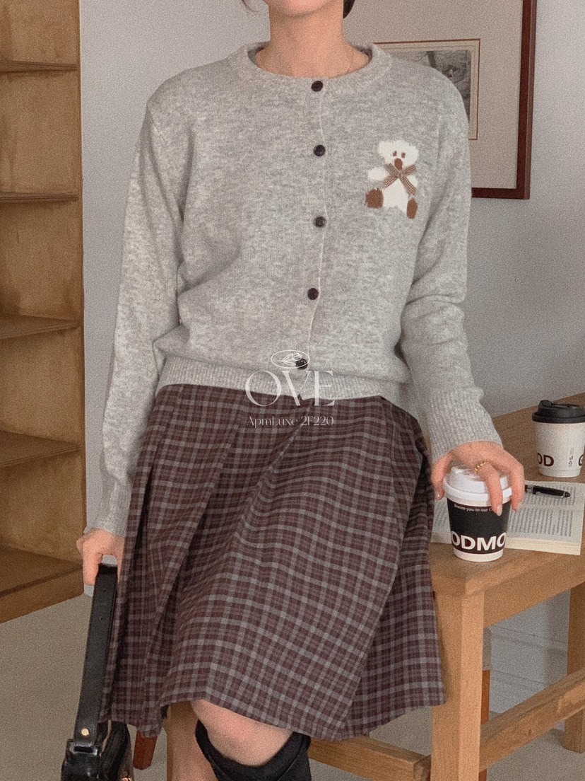 OVE韓國代購㊣女裝新品推薦時尚熱賣真品休閑人氣針織衫開衫OVE針織衫