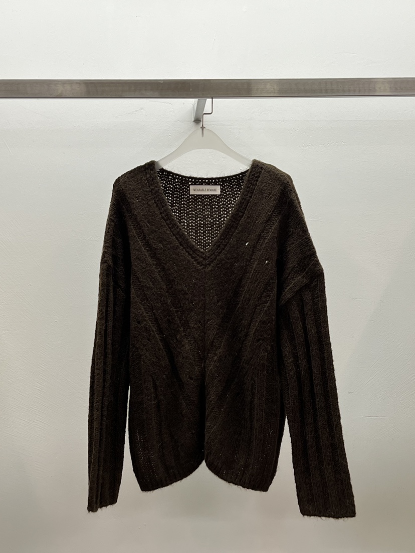 WEARABLE-L東大門㊣代購女士新品25秋冬人氣時尚推薦針織衫WEARABLE針織衫圖色2