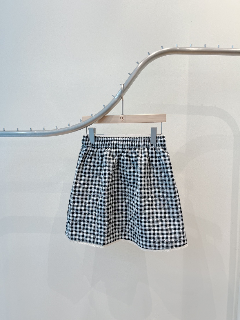 OVE東大門㊣代購女裝新品職業休閑推薦真品熱賣短裙心形絎縫OVE短裙圖色2