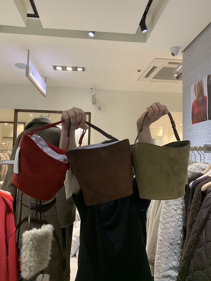 B_GARDER東大門㊣代購女裝新品25秋冬人氣單肩斜跨包真麂皮B.GARDER單肩/斜跨包