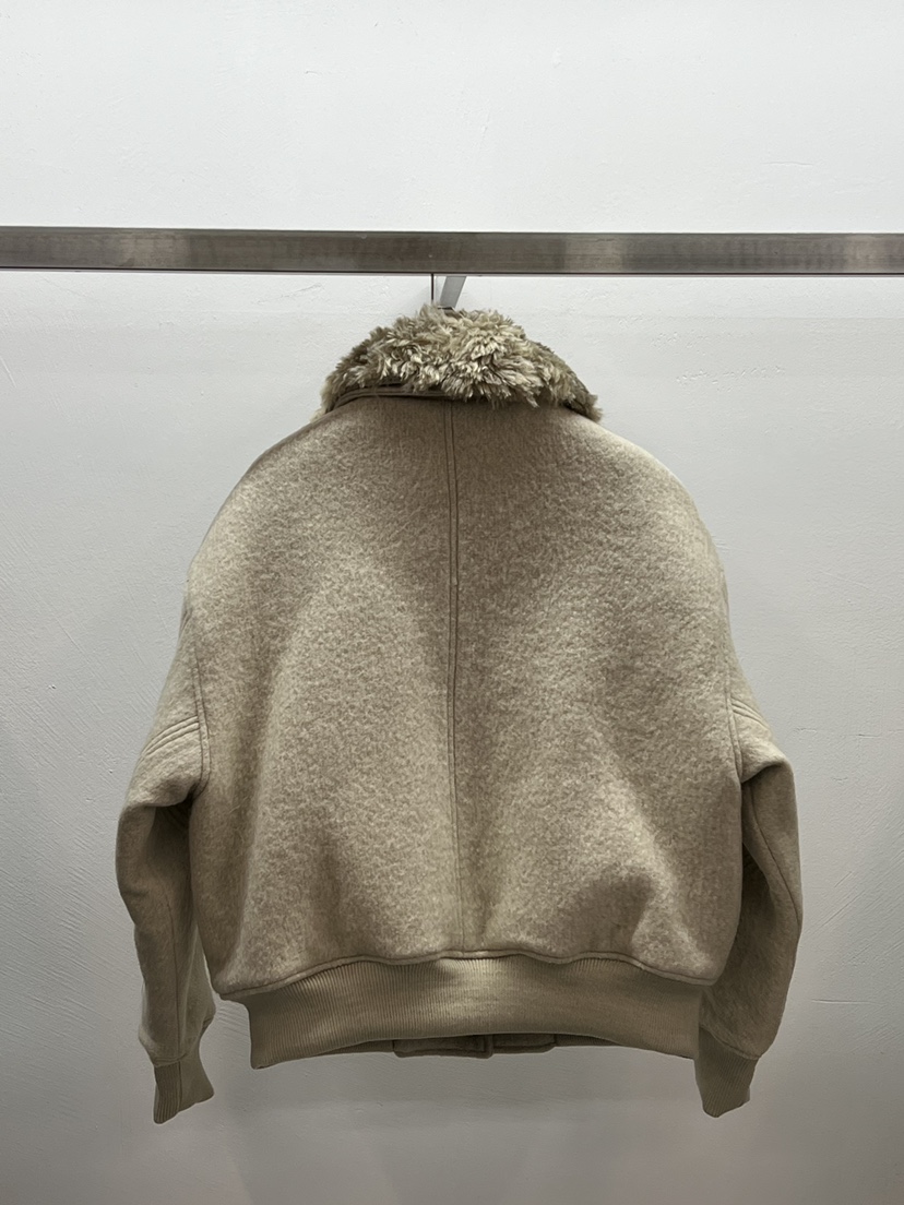 WEARABLE-L韓國直郵㊣女裝新品推薦真品時尚25秋冬夾克羊毛WEARABLE夾克