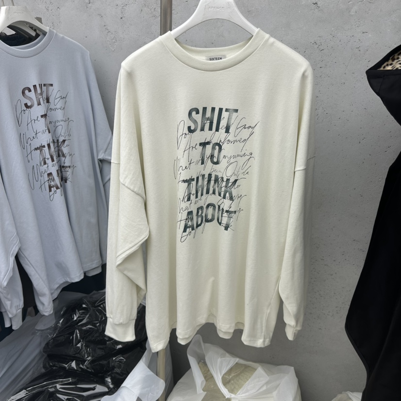 SIXTEEN東大門㊣實拍女裝新品推薦時尚人氣25秋冬休閑長袖T恤SIXTEEN長袖T恤圖色1