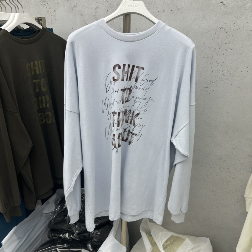 SIXTEEN東大門㊣實拍女裝新品推薦時尚人氣25秋冬休閑長袖T恤SIXTEEN長袖T恤圖色2