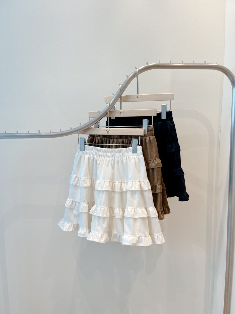 OVE東大門㊣直郵女士新品時尚人氣熱賣真品25秋冬裙褲百褶褶裙OVE裙褲