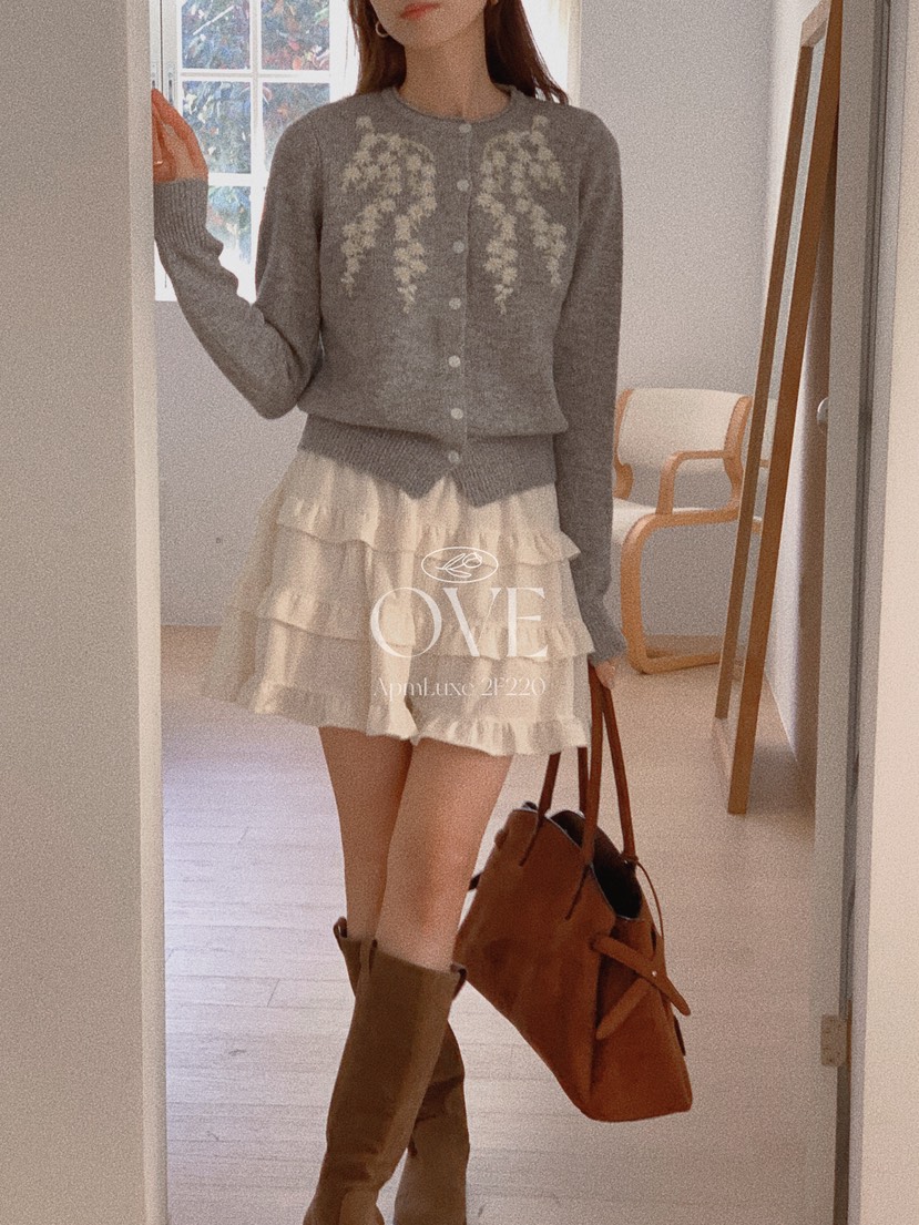 OVE東大門㊣直郵女士新品時尚人氣熱賣真品25秋冬裙褲百褶褶裙OVE裙褲