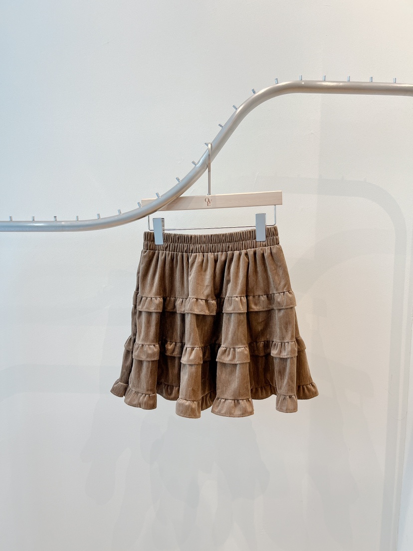 OVE東大門㊣直郵女士新品時尚人氣熱賣真品25秋冬裙褲百褶褶裙OVE裙褲圖色2