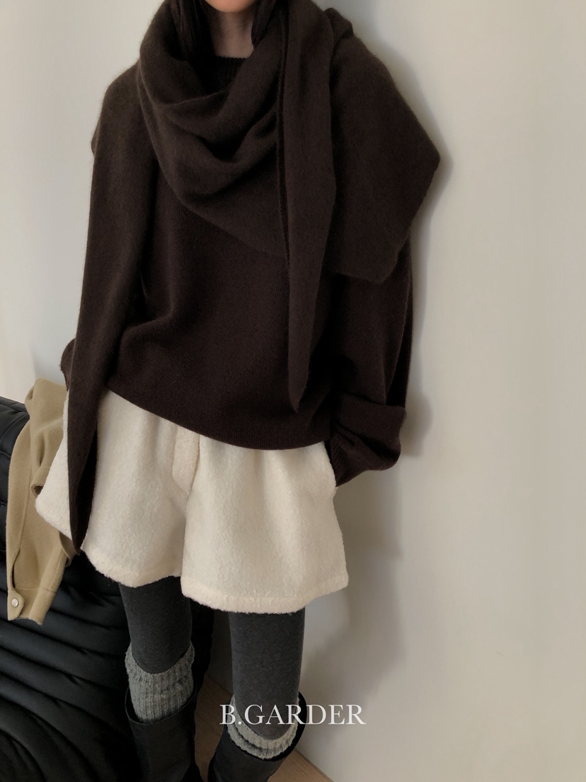 B_GARDER東大門㊣代購女裝新款職業推薦真品休閑人氣時尚短褲B.GARDER短褲