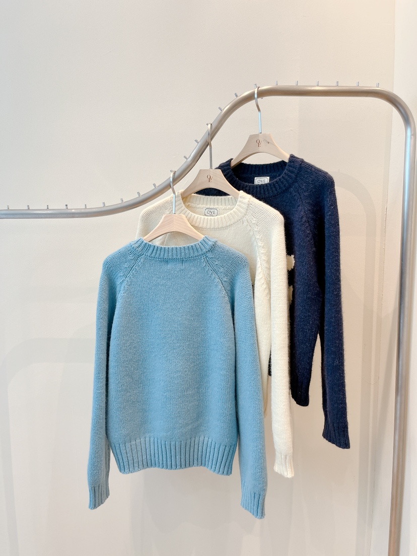 OVE韓國直郵㊣女裝新品職業人氣時尚推薦休閑25秋冬真品針織衫OVE針織衫