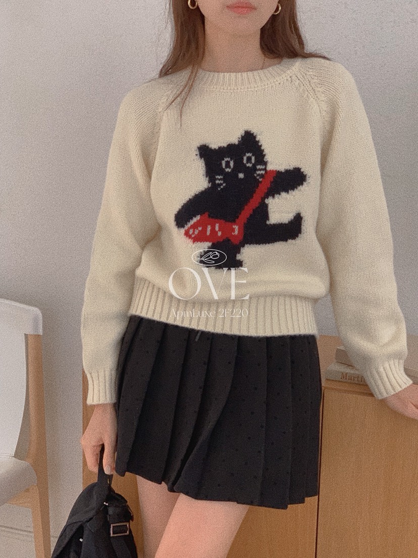 OVE韓國直郵㊣女裝新品職業人氣時尚推薦休閑25秋冬真品針織衫OVE針織衫