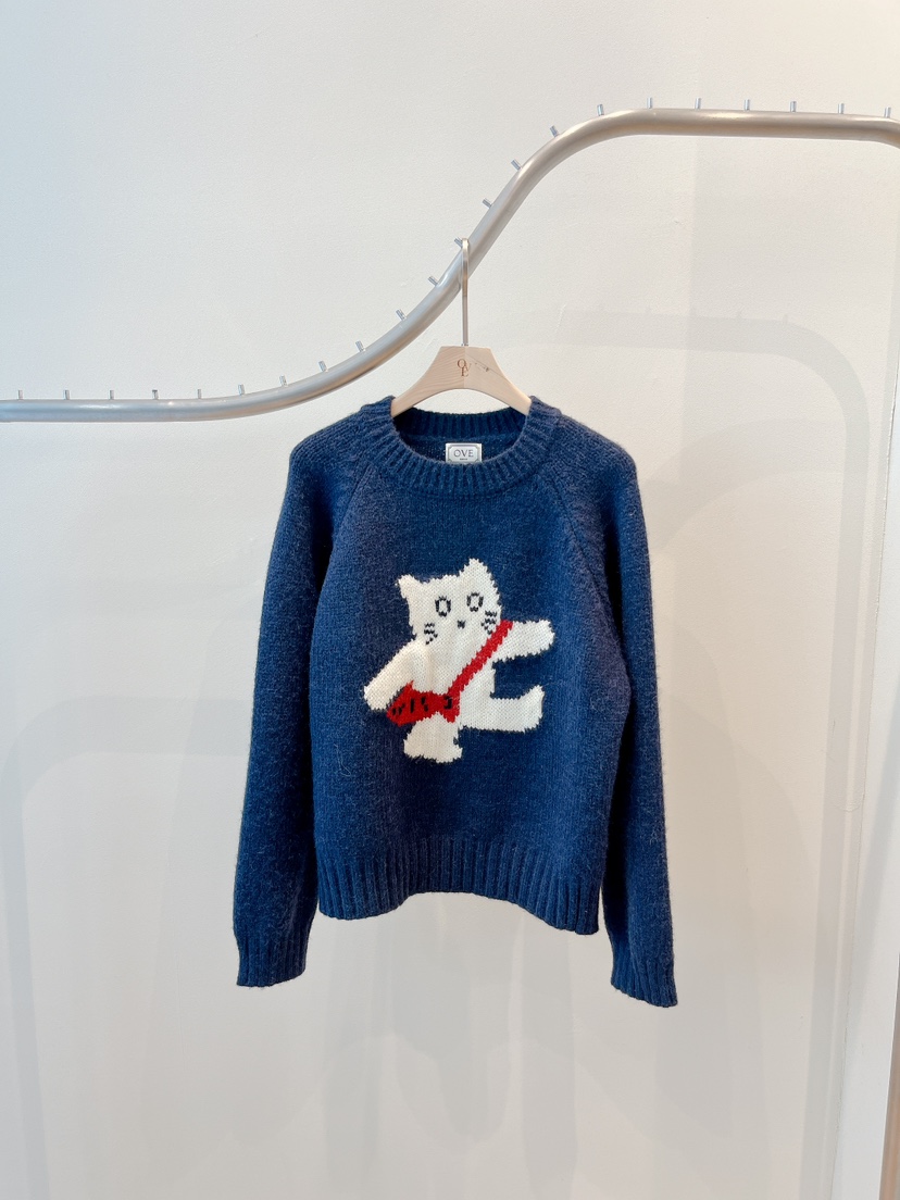 OVE韓國直郵㊣女裝新品職業人氣時尚推薦休閑25秋冬真品針織衫OVE針織衫圖色3