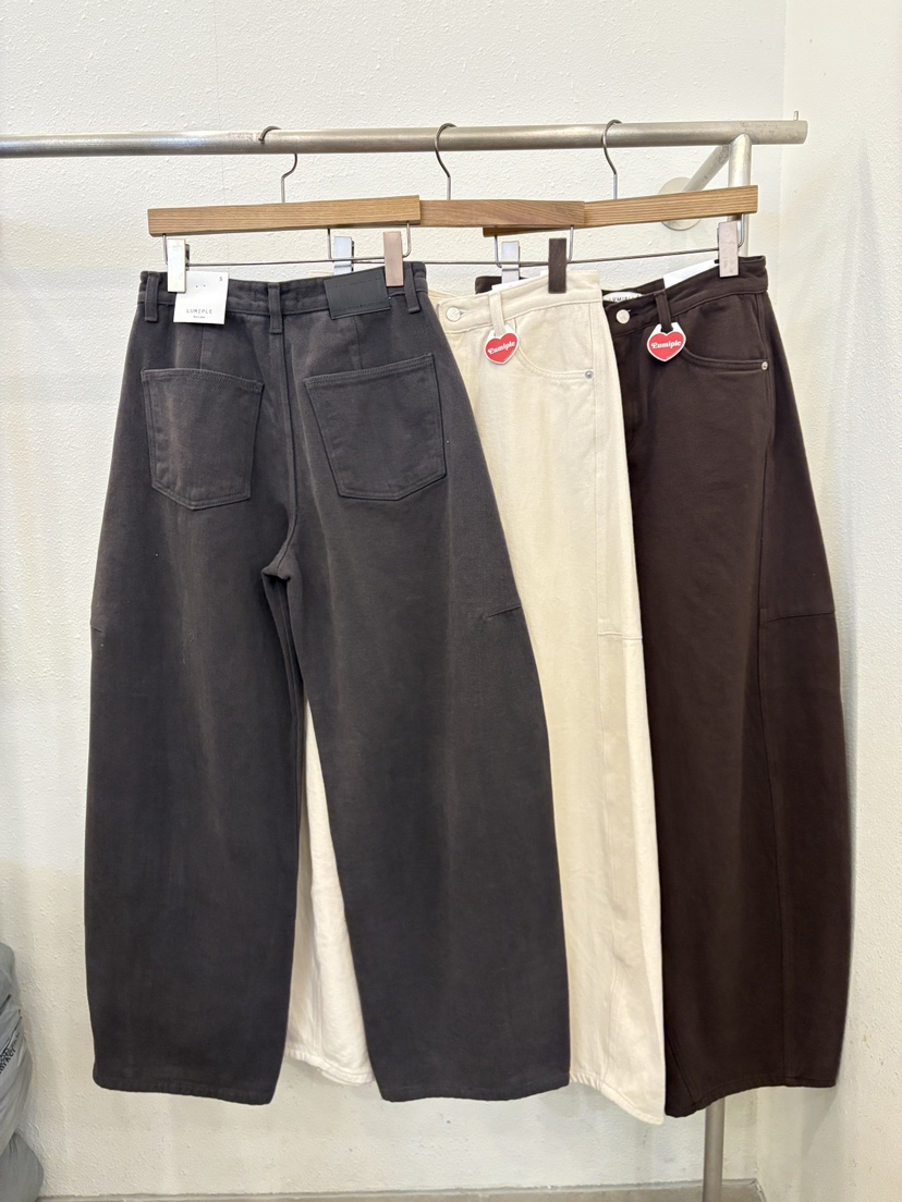 LUMIPLE韓國代購㊣女士新品人氣25秋冬真品休閑推薦熱賣休閑褲LUMIPLE休閑褲