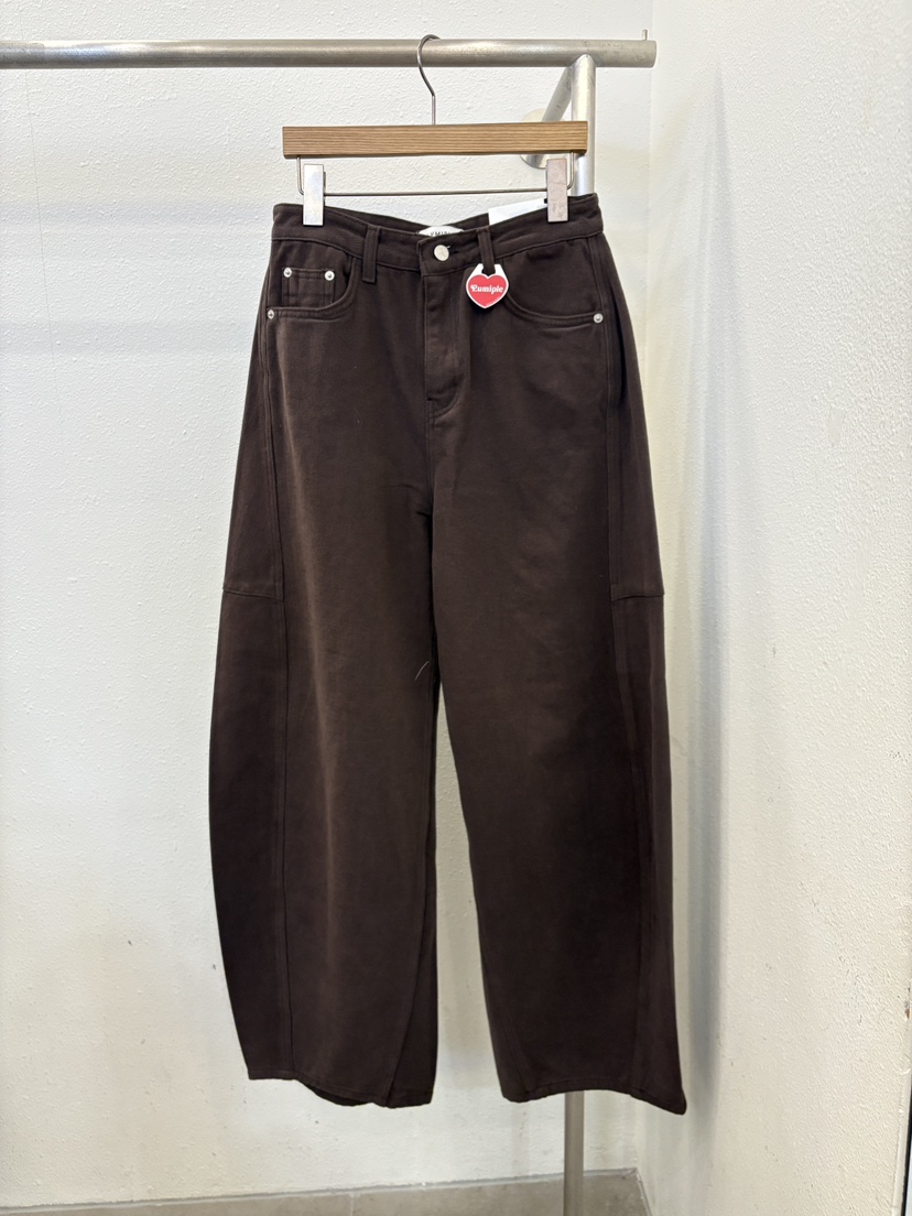 LUMIPLE韓國代購㊣女士新品人氣25秋冬真品休閑推薦熱賣休閑褲LUMIPLE休閑褲圖色3