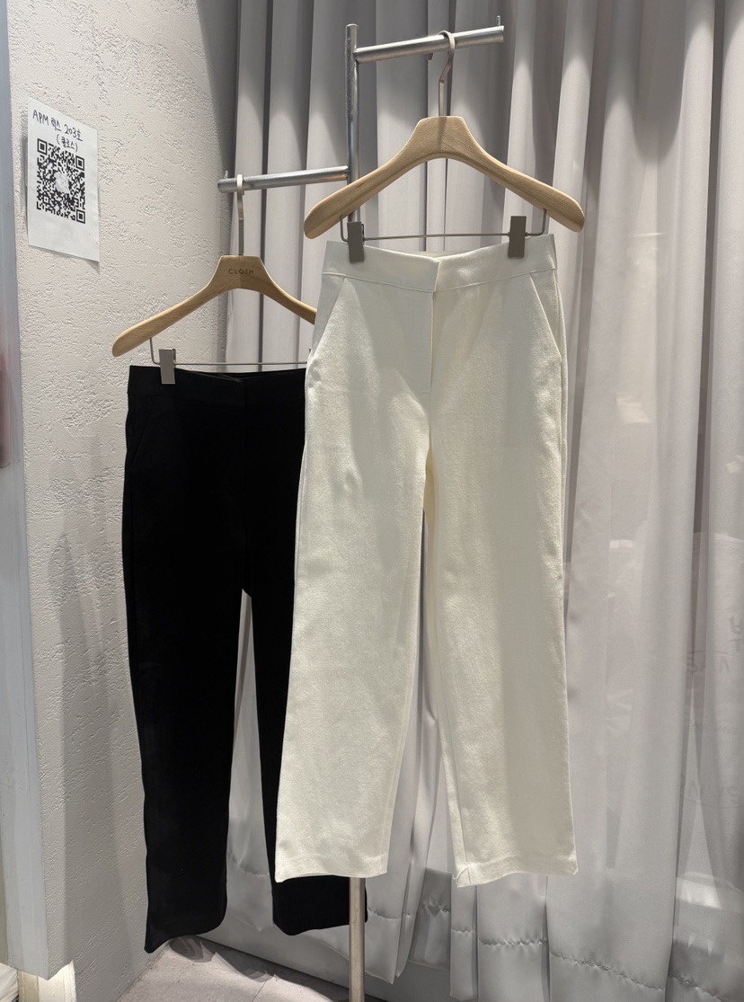 CLOTH韓國代購㊣女士新款時尚休閑真品推薦熱賣25秋冬休閑褲抓絨CLOTH休閑褲