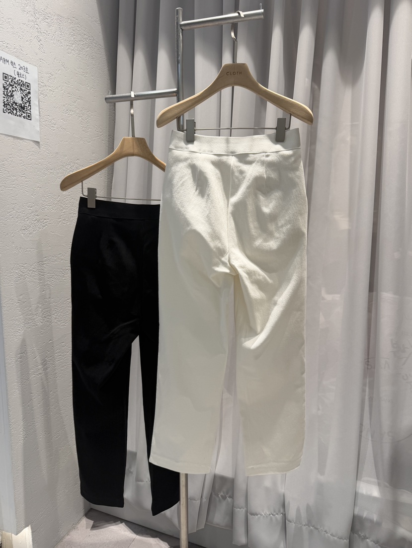 CLOTH韓國代購㊣女士新款時尚休閑真品推薦熱賣25秋冬休閑褲抓絨CLOTH休閑褲