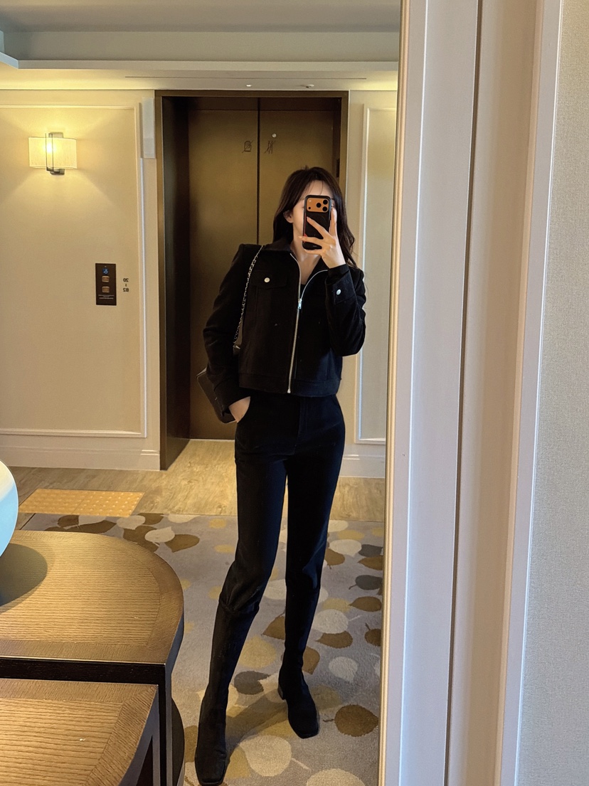 CLOTH韓國代購㊣女士新款時尚休閑真品推薦熱賣25秋冬休閑褲抓絨CLOTH休閑褲