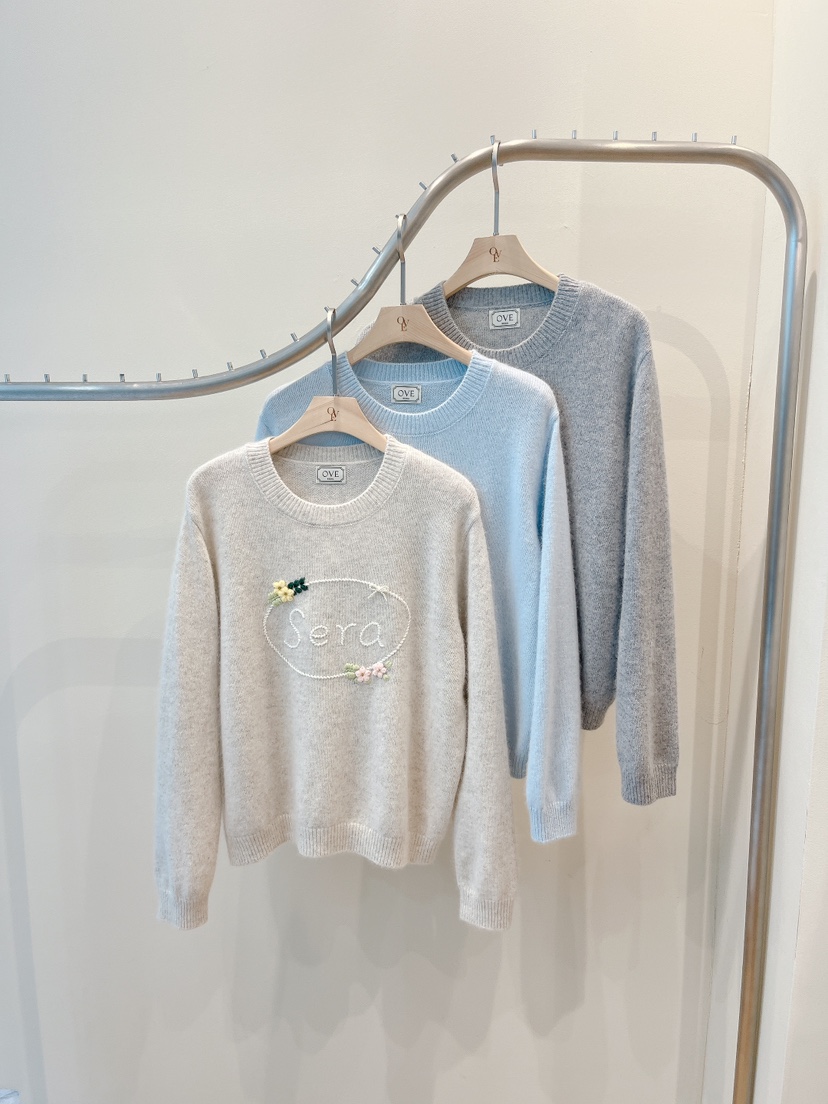 OVE韓國代購㊣女士新款真品時尚熱賣推薦職業25秋冬人氣針織衫OVE針織衫