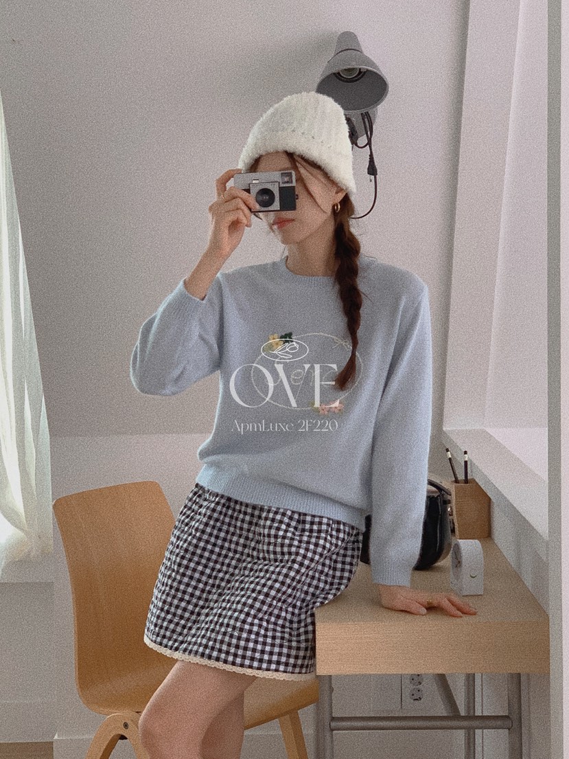 OVE韓國代購㊣女士新款真品時尚熱賣推薦職業25秋冬人氣針織衫OVE針織衫