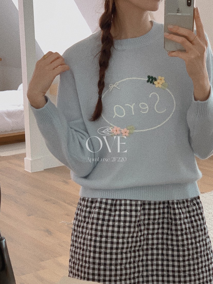 OVE韓國代購㊣女士新款真品時尚熱賣推薦職業25秋冬人氣針織衫OVE針織衫