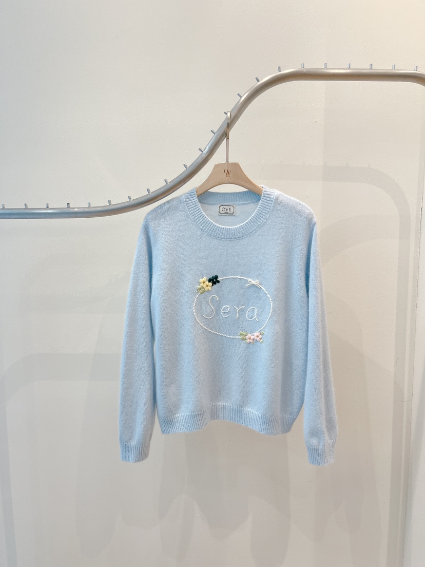 OVE韓國代購㊣女士新款真品時尚熱賣推薦職業25秋冬人氣針織衫OVE針織衫圖色2