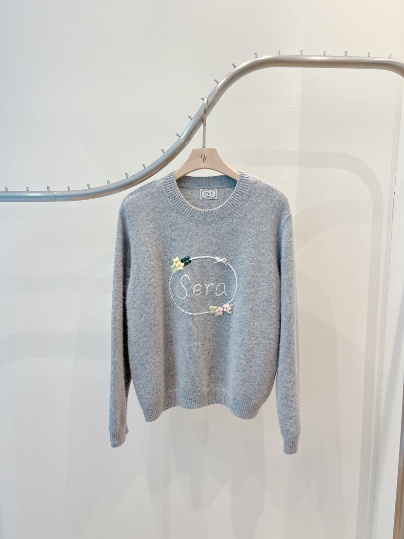 OVE韓國代購㊣女士新款真品時尚熱賣推薦職業25秋冬人氣針織衫OVE針織衫圖色3