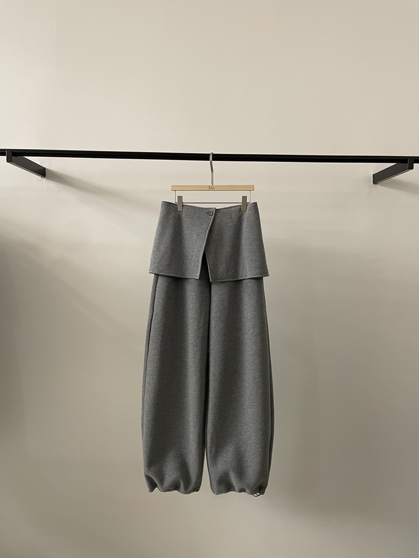 2DA/DARIMI-P韓國直郵㊣女裝新品推薦人氣套裝兩件套加絨2DA/DARIMI-P套裝圖色1灰色