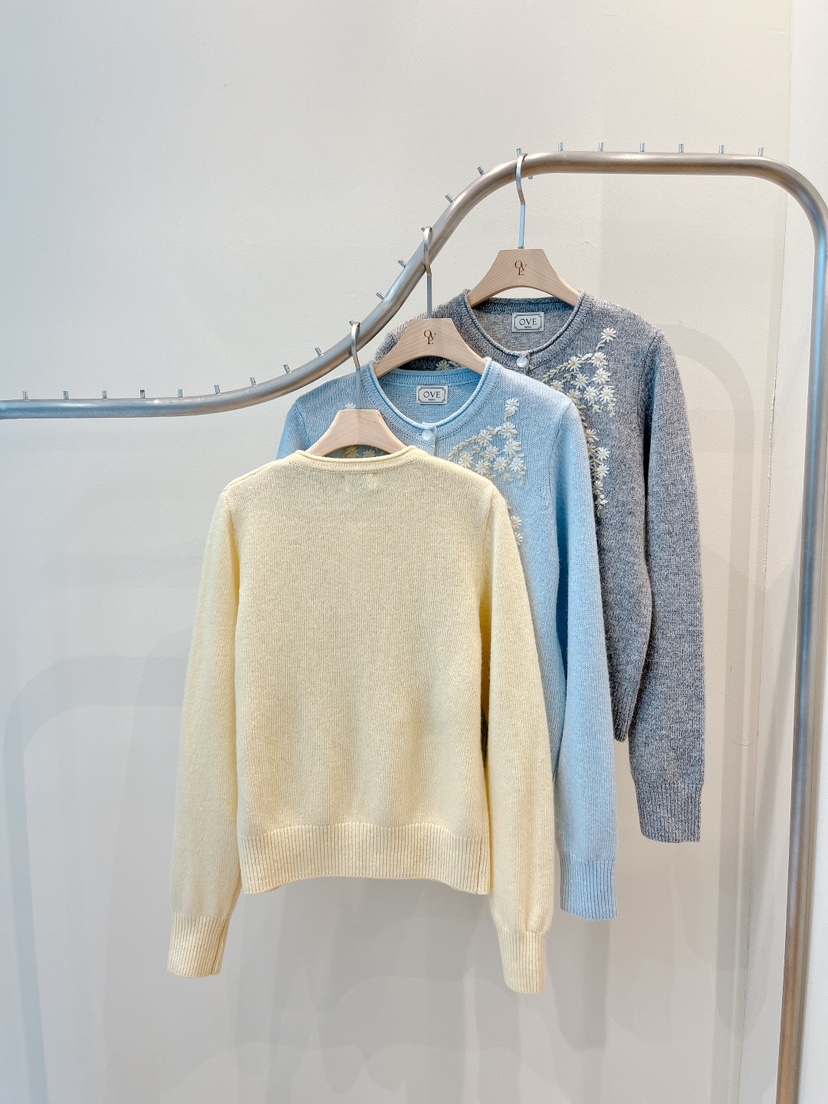 OVE東大門㊣代購女裝新款休閑25秋冬人氣真品熱賣時尚職業毛衣OVE毛衣