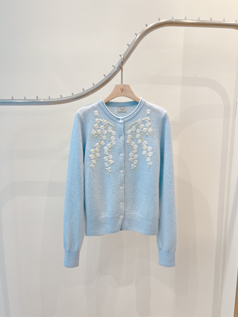 OVE東大門㊣代購女裝新款休閑25秋冬人氣真品熱賣時尚職業毛衣OVE毛衣圖色2