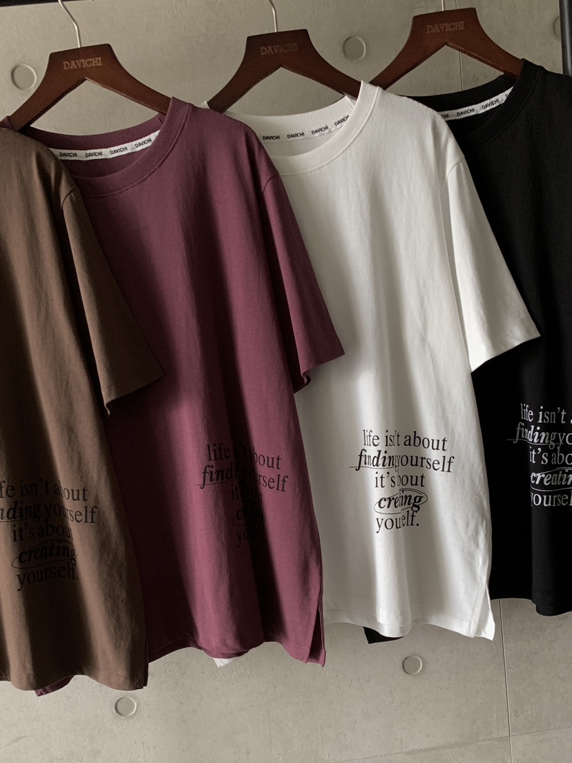 DAVICHI東大門㊣直郵女士新款休閑熱賣真品時尚25秋冬推薦T恤DAVICHIT恤