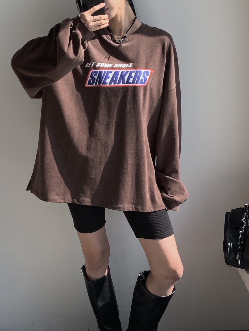 DAVICHI東大門㊣實拍女裝新款真品時尚人氣休閑25秋冬長袖T恤DAVICHI長袖T恤