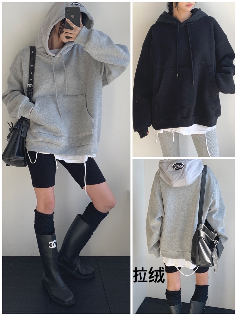 DAVICHI東大門㊣直郵女士新品時尚休閑25秋冬職業真品人氣衛衣DAVICHI衛衣