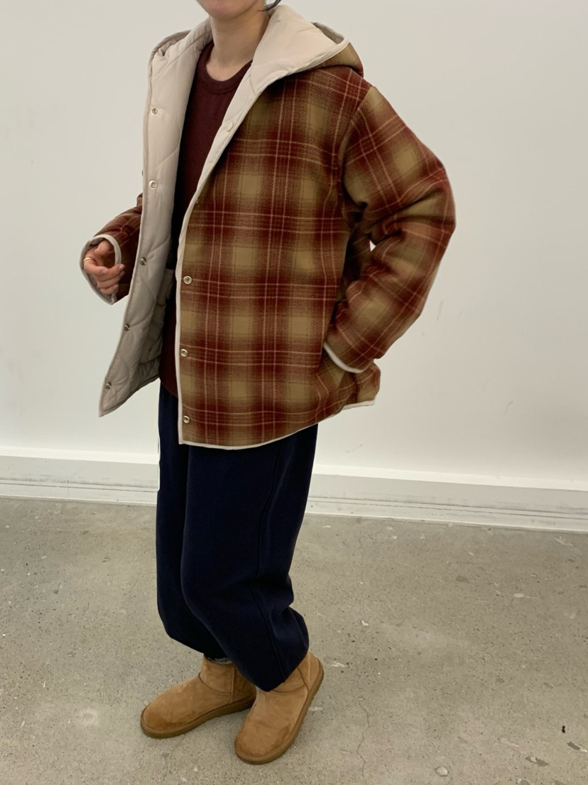 COBALT BLUE東大門㊣代購女裝新品25秋冬人氣短款棉服兩面穿COBALT BLUE短款棉服