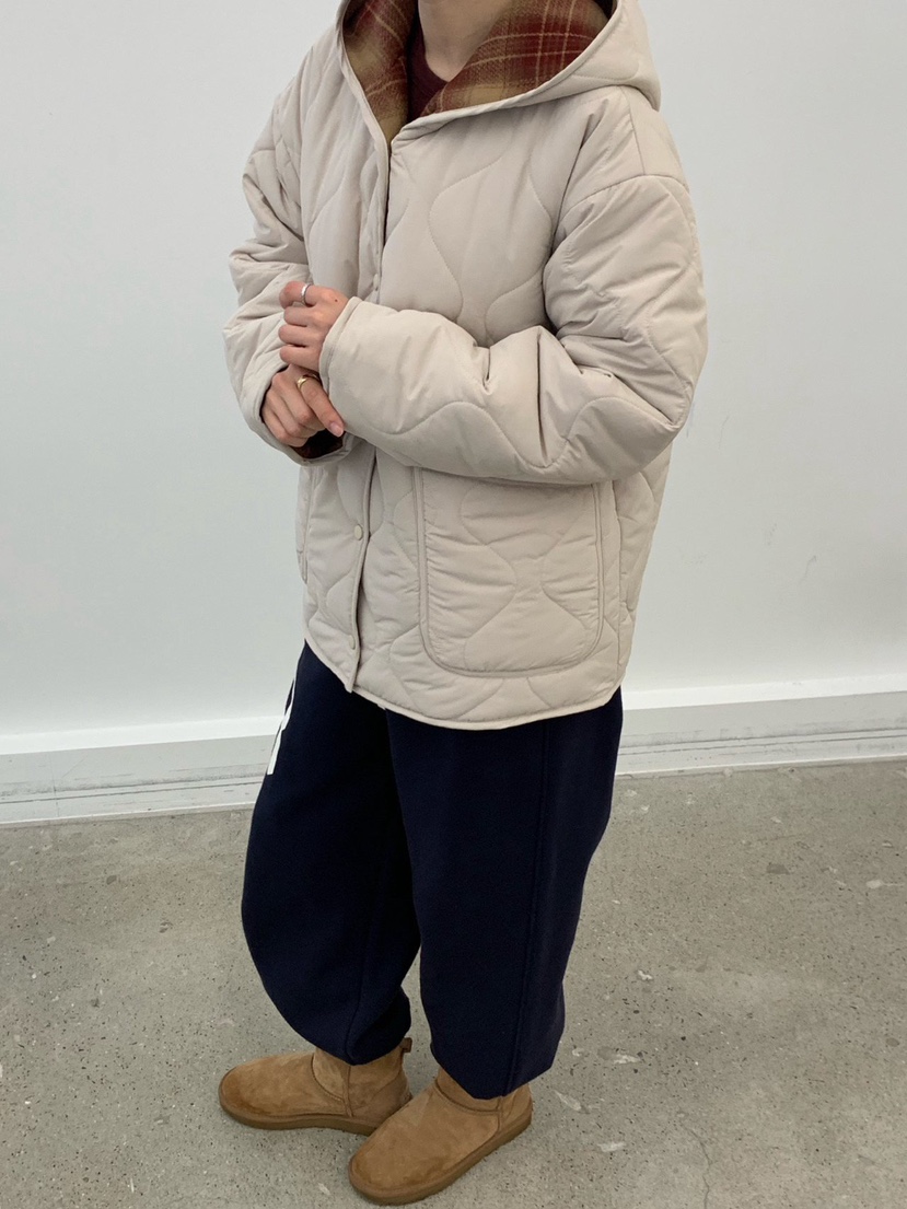 COBALT BLUE東大門㊣代購女裝新品25秋冬人氣短款棉服兩面穿COBALT BLUE短款棉服