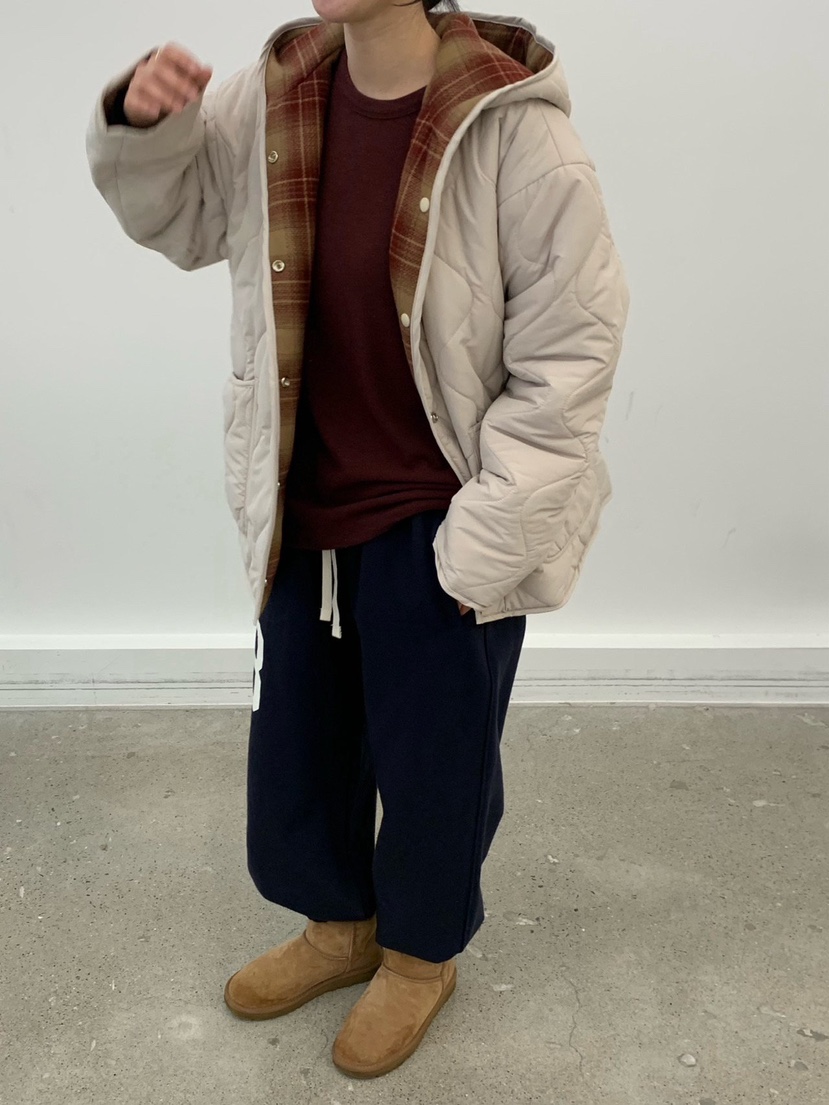 COBALT BLUE東大門㊣代購女裝新品25秋冬人氣短款棉服兩面穿COBALT BLUE短款棉服