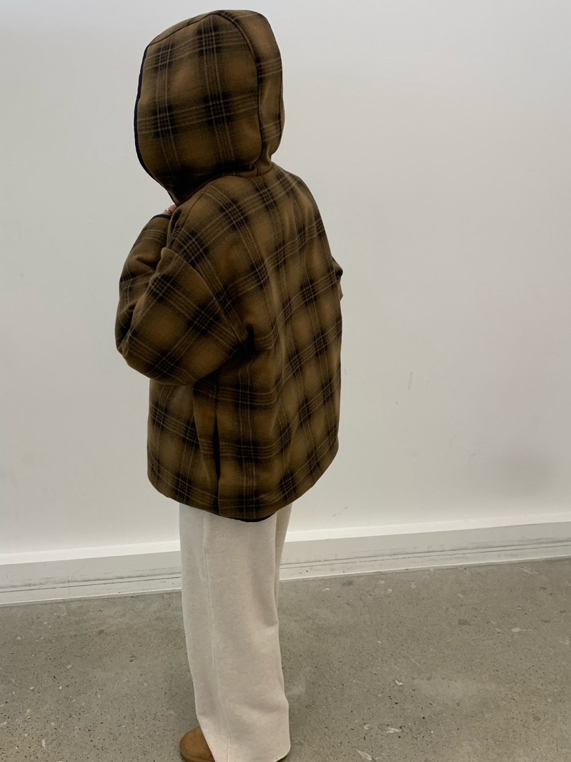 COBALT BLUE東大門㊣代購女裝新品25秋冬人氣短款棉服兩面穿COBALT BLUE短款棉服