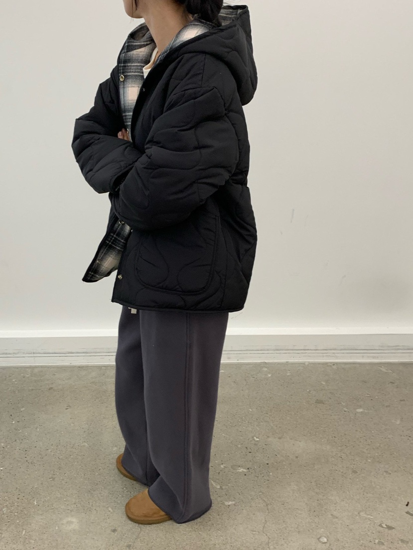 COBALT BLUE東大門㊣代購女裝新品25秋冬人氣短款棉服兩面穿COBALT BLUE短款棉服