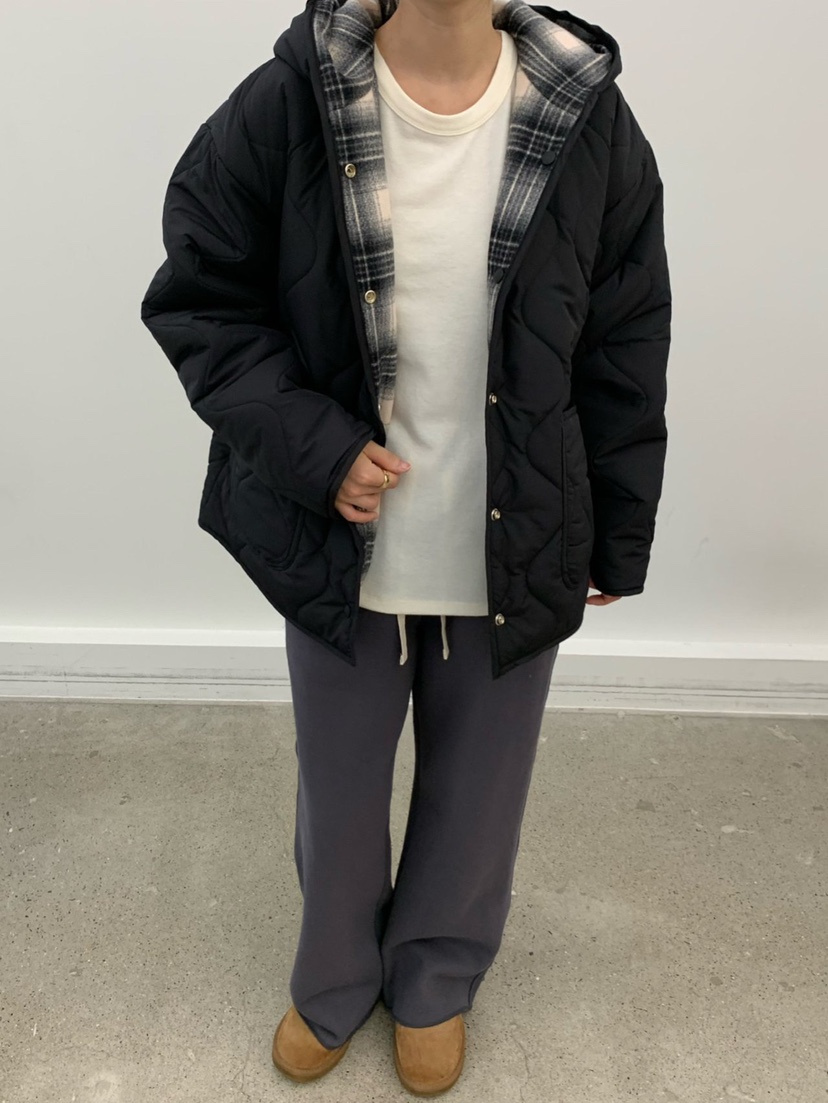 COBALT BLUE東大門㊣代購女裝新品25秋冬人氣短款棉服兩面穿COBALT BLUE短款棉服圖色3