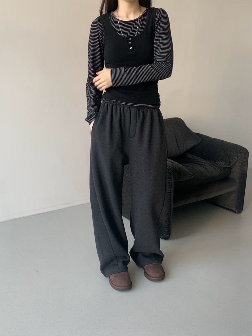 TAF韓國直郵㊣女裝新款推薦時尚真品25秋冬熱賣休閑人氣休閑褲TAF休閑褲