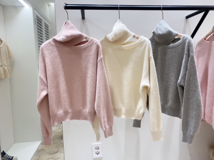 LOVE ROSIE韓國直郵㊣女士新款時尚真品推薦25秋冬針織衫安哥拉LOVE ROSIE針織衫