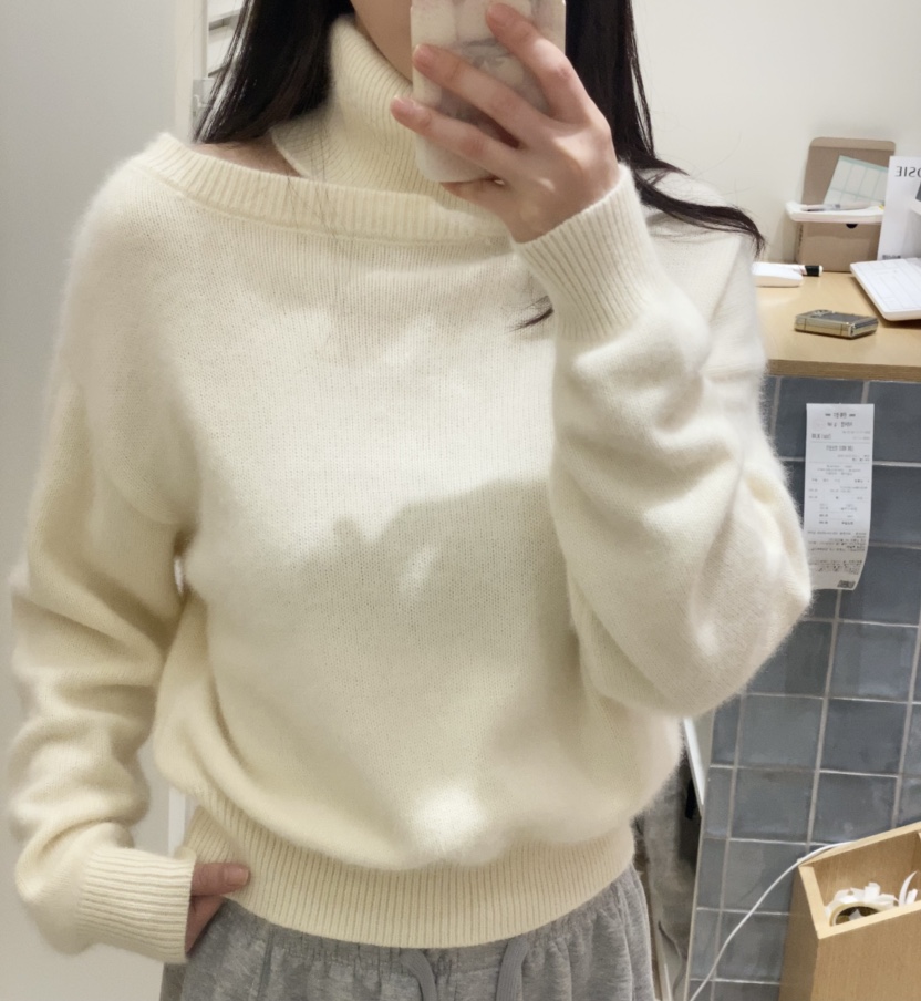 LOVE ROSIE韓國直郵㊣女士新款時尚真品推薦25秋冬針織衫安哥拉LOVE ROSIE針織衫