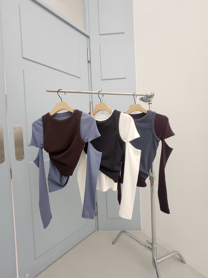 BLACK RIBBON-A東大門㊣代購女士新品人氣時尚推薦長袖T恤BLACK RIBBON-A長袖T恤