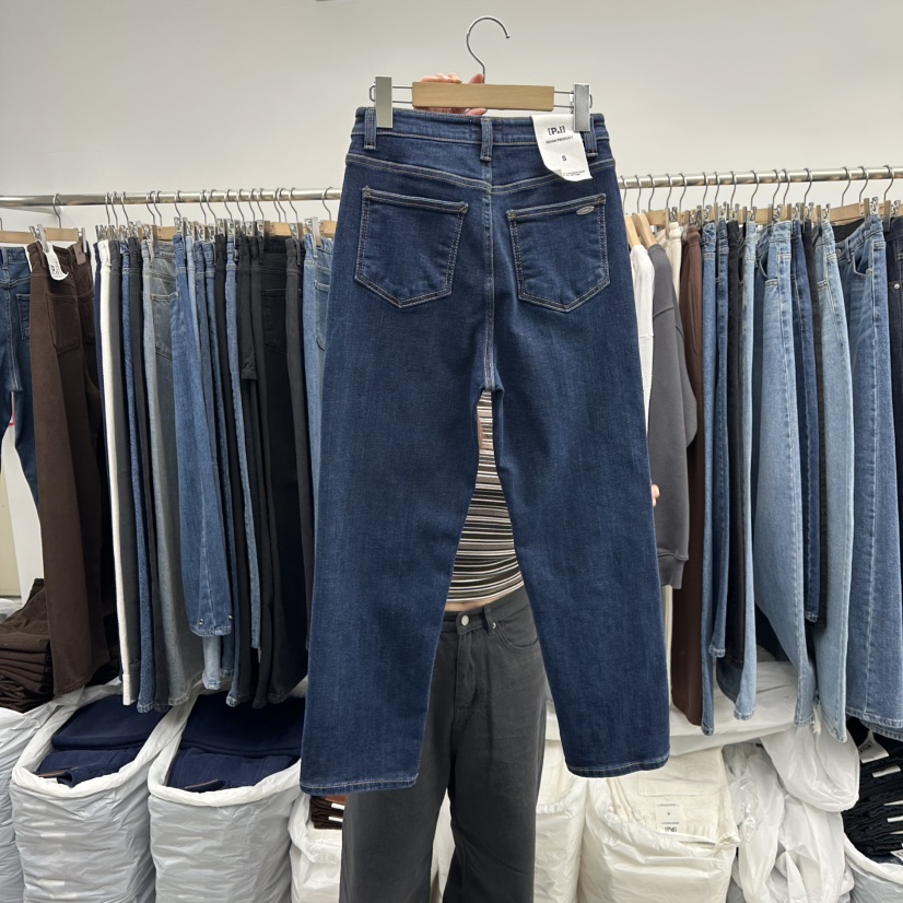 PAI東大門㊣代購女士新品人氣25秋冬時尚休閑職業牛仔褲拉絨[PΛi]_PAi牛仔褲