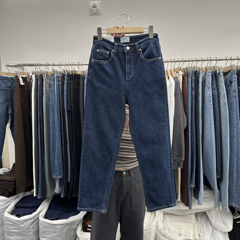 PAI東大門㊣代購女士新品人氣25秋冬時尚休閑職業牛仔褲拉絨[PΛi]_PAi牛仔褲圖色1