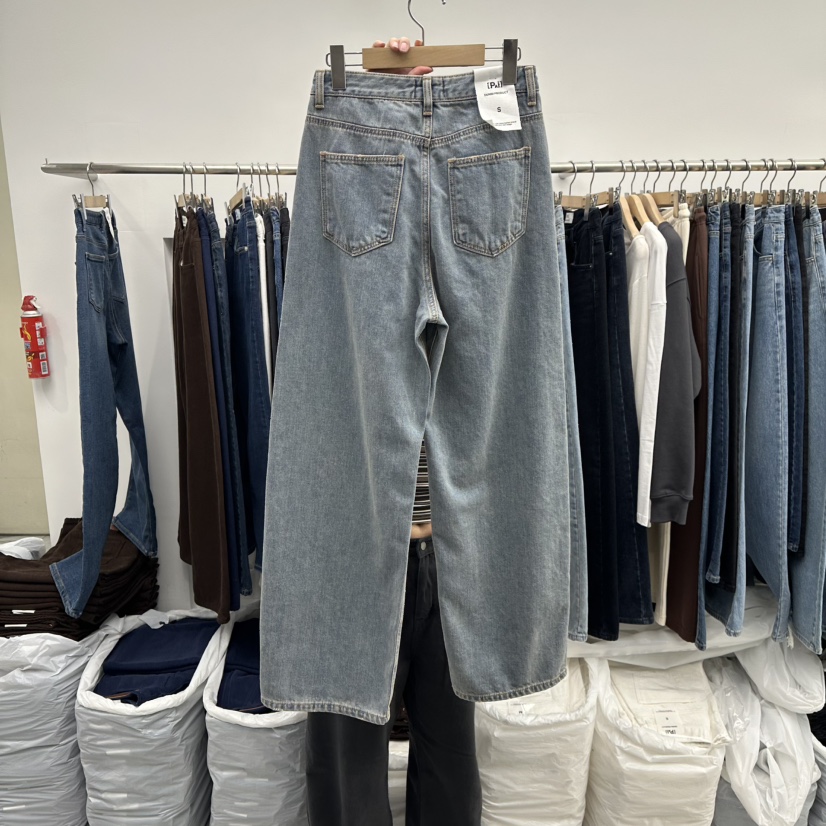 PAI東大門㊣代購女裝新品時尚休閑25秋冬人氣推薦牛仔褲拉絨[PΛi]_PAi牛仔褲