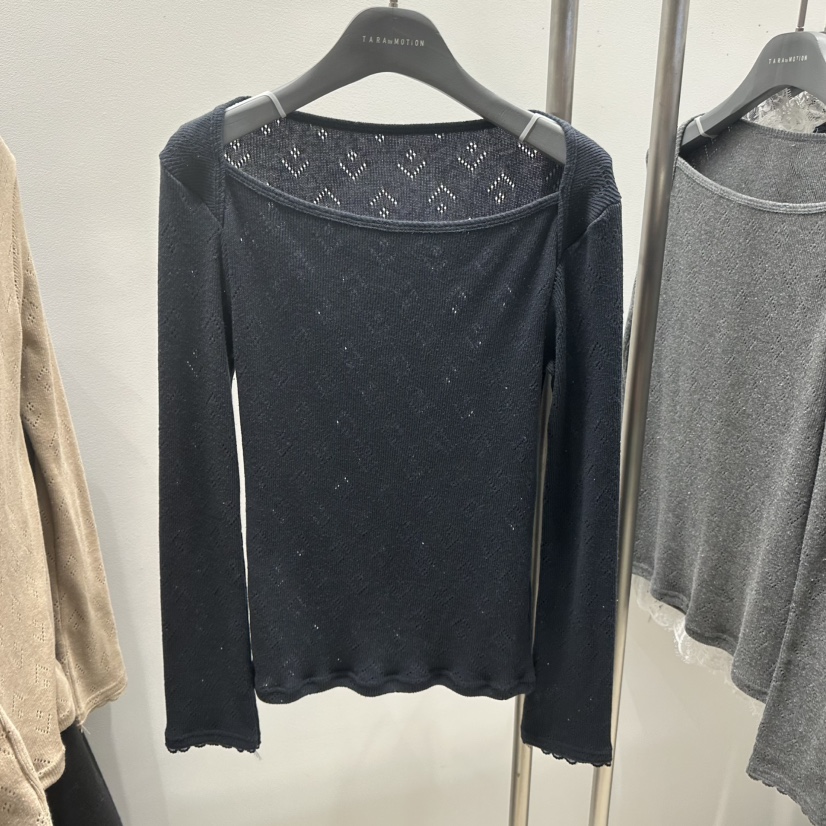 TARABY MOTION東大門㊣直郵女裝新品推薦25秋冬休閑針織衫TARABY MOTION針織衫圖色2深藍色