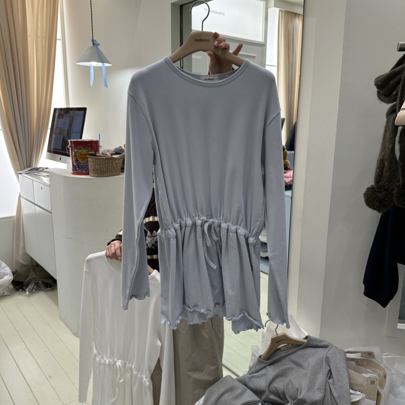 OURMOMENT東大門㊣實拍女士新款熱賣推薦時尚職業真品長袖T恤OURMOMENT長袖T恤圖色2