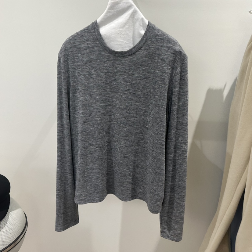 AGO東大門㊣直郵女士新品25秋冬職業真品時尚熱賣人氣長袖T恤AGO長袖T恤圖色1