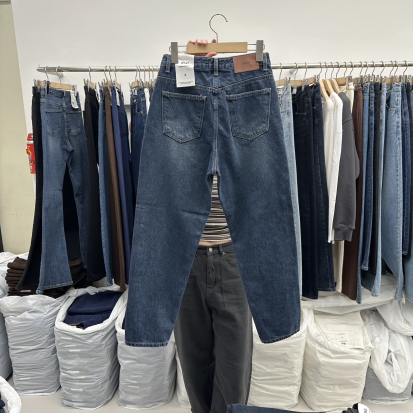 PAI東大門㊣直郵女裝新品職業推薦人氣休閑熱賣25秋冬牛仔褲拉絨[PΛi]_PAi牛仔褲